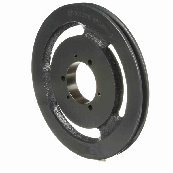 1 Groove Cast Iron Bushed Bore Multiple Sheave, 13V800SDS